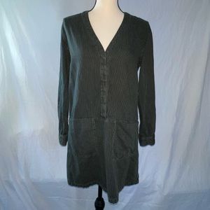 theGREAT striped mini dress